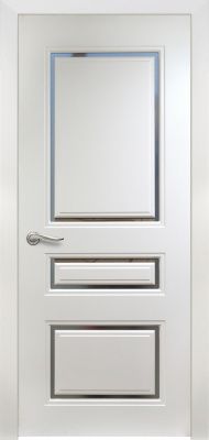 Дверь экошпон Grace 4 со стеклом графит