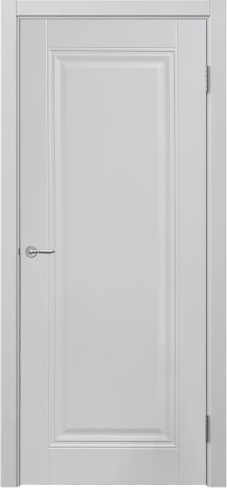 Дверь глухая Робин 1 светло-серая эмаль