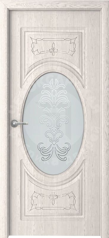 Дверь экошпон Гармония ПО с матовым стеклом