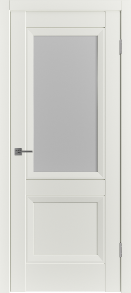 Дверь эмалекс EN2 ДО mid white стекло White Cloud