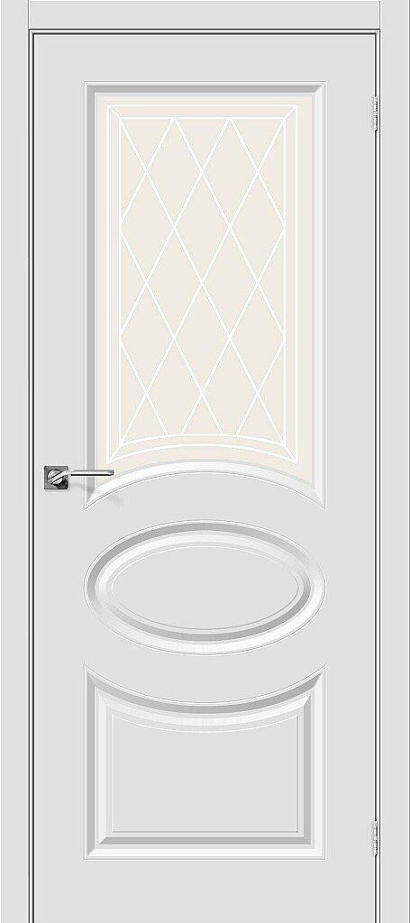 Дверь Скинни-21 200*80 П-23 (Белый) Худ.