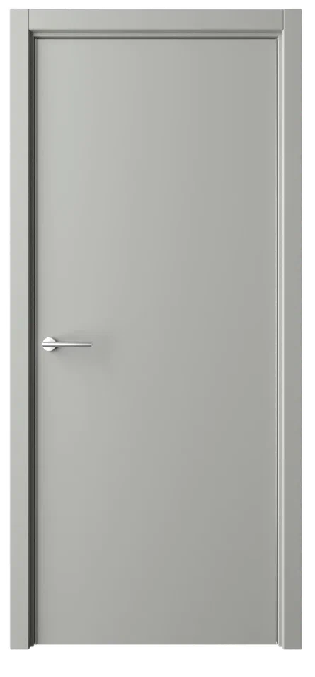 Дверь глухая Геометрия 1 серая эмаль