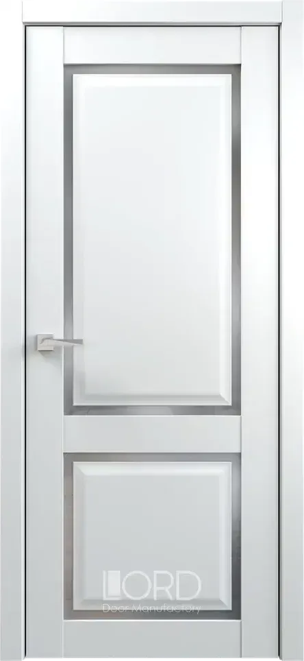 Дверь экошпон Molle 1 стекло сатинат белый