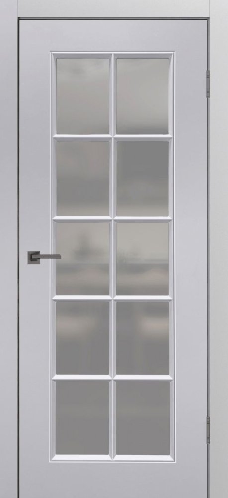 Дверь со стеклом Юлия ПО грей лайт