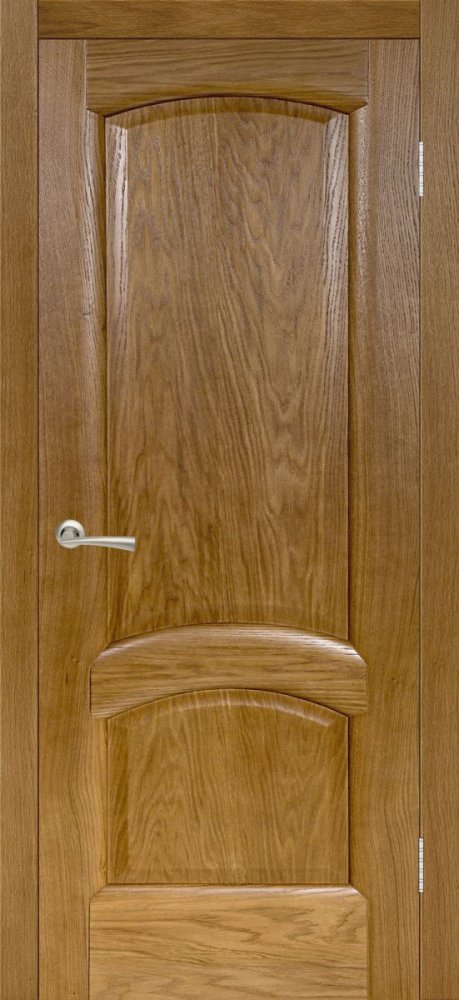 Дверь шпонированная Александрит ПГ глухая дуб натуральный
