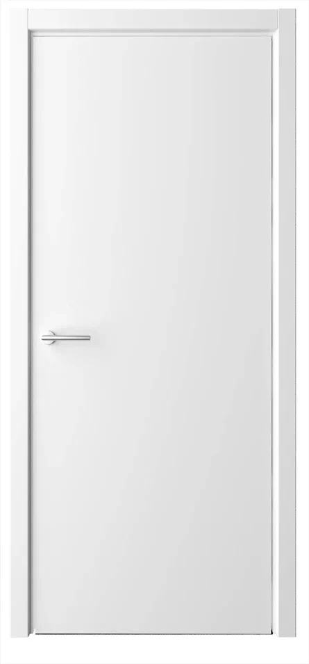 Дверь глухая Геометрия 1 белая эмаль