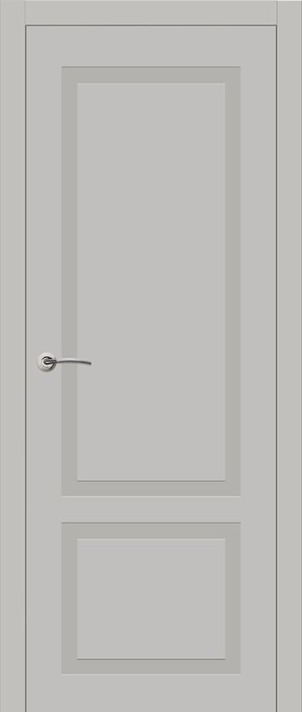 Дверь глухая Duo серая эмаль