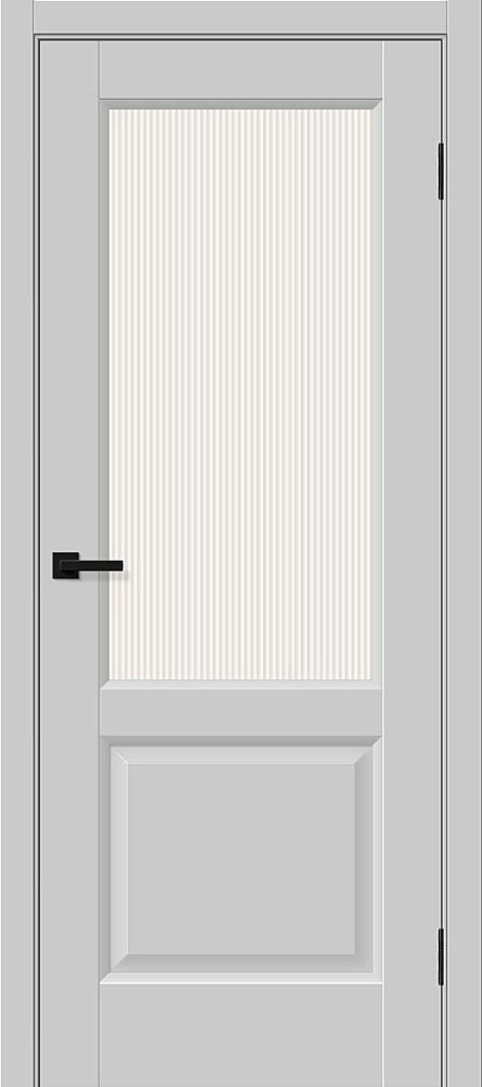 Дверь эмалит Неоклассик-33 ПЭТ Grey Silk