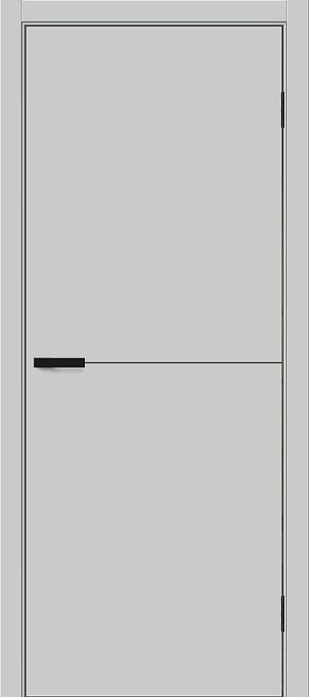 Дверь эмалит Браво-0.21 П ПЭТ Grey Silk