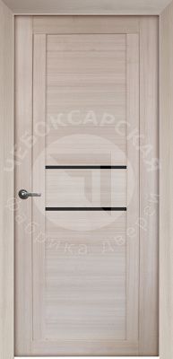 Дверь экошпон 56К с матовым стеклом