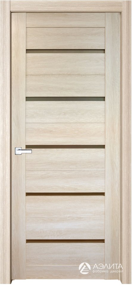 Дверь экошпон 54К с матовым стеклом