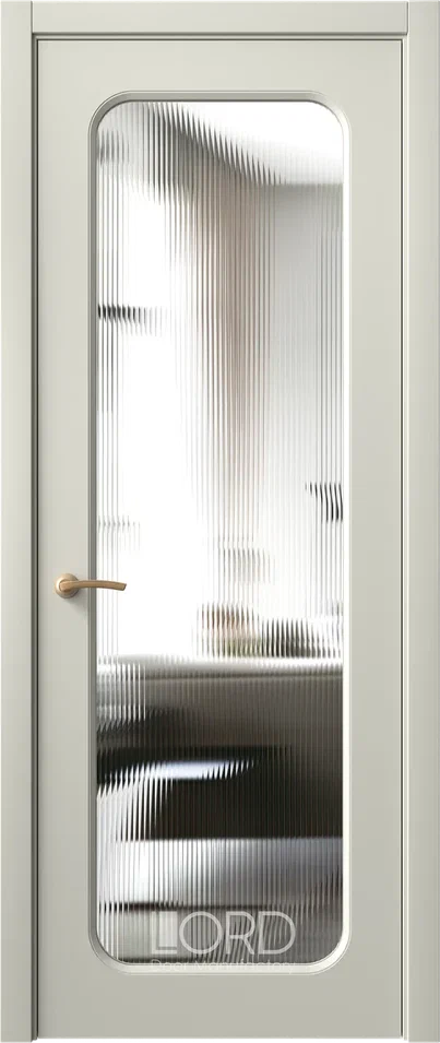 Дверь экошпон Dolce R ПО стекло рифленое