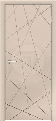 Дверь экошпон Абстракция глухая
