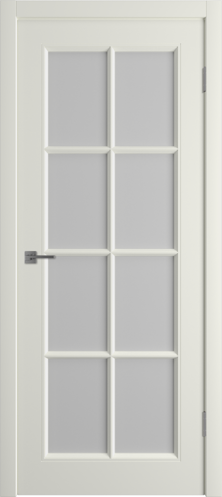 Дверь со стеклом Моника магнолия эмаль стекло White Cloud