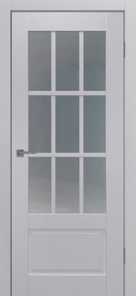 Дверь со стеклом Юник 104 ПО манхеттен