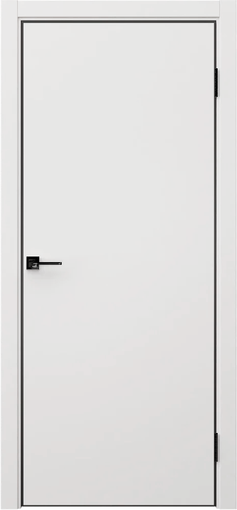 Дверь эмалит Лесли белый