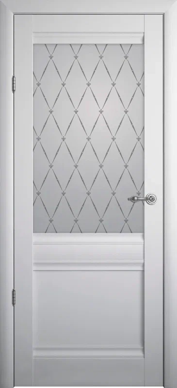 Дверь эмалит Рим ПО винил платина