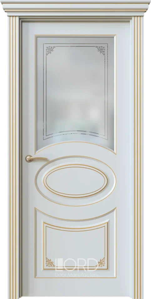 Дверь экошпон Dolce 3.4 ПО стекло с гравировкой