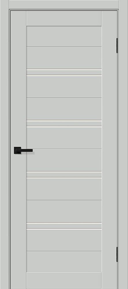 Дверь эмалит Браво-28 ПЭТ Grey Silk