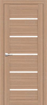 Дверь экошпон 54К с черным стеклом