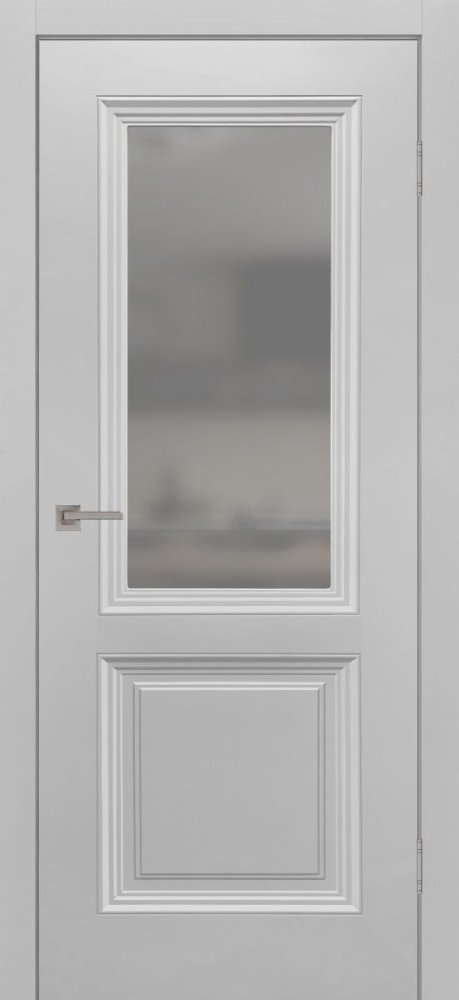 Дверь со стеклом Сонет-3 ПО смоки грей