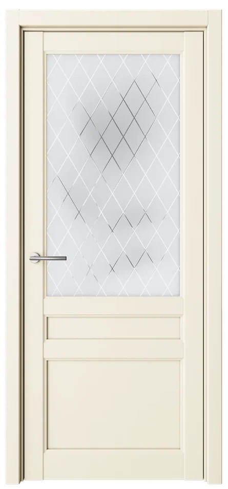 Дверь эмалит Олимпия ПО винил ваниль