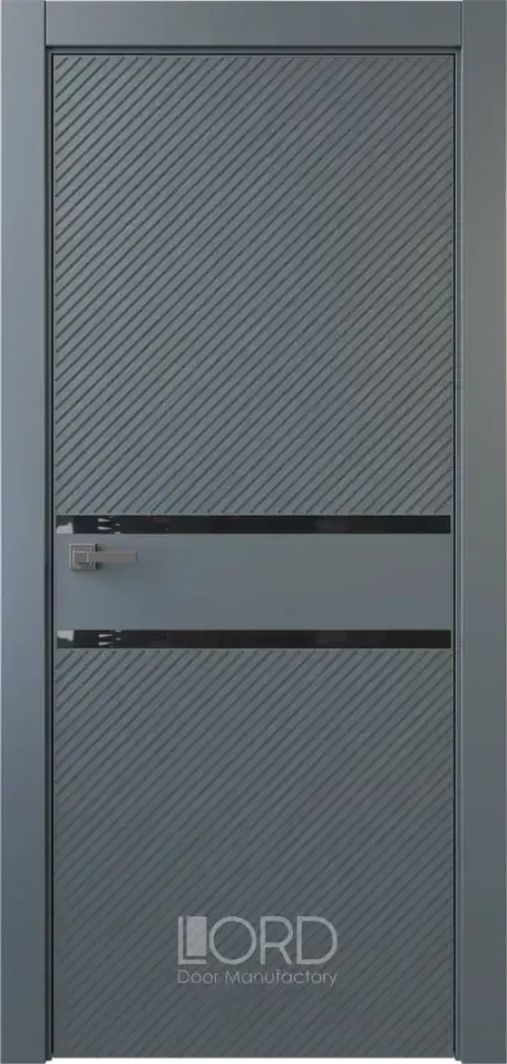 Дверь экошпон Altro 20 SF стекло лакобель черный