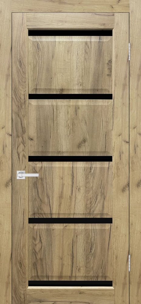 Дверь экошпон Евро 20 дуб крафт натуральный