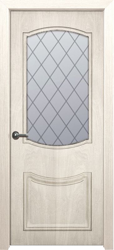 Дверь экошпон Эмма 120 ПО с матовым стеклом