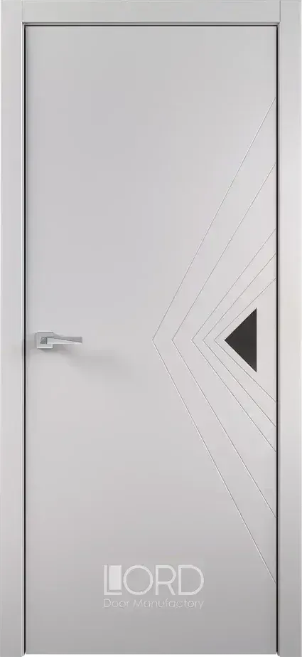 Дверь экошпон Figura 1 Intarsio лакобель черный