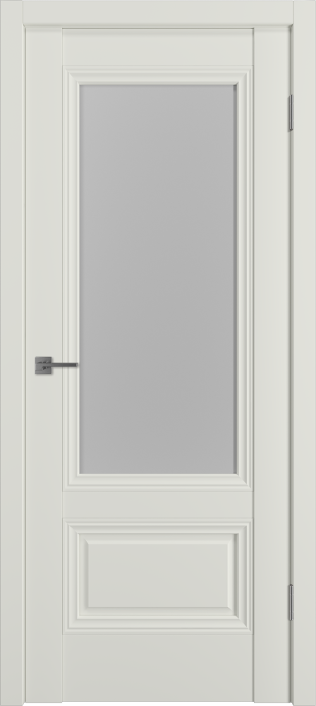 Дверь эмалекс EF2.1 ДО mid white стекло White Cloud