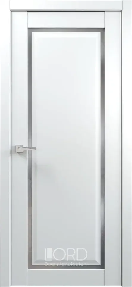 Дверь экошпон Molle 6 стекло сатинат белый