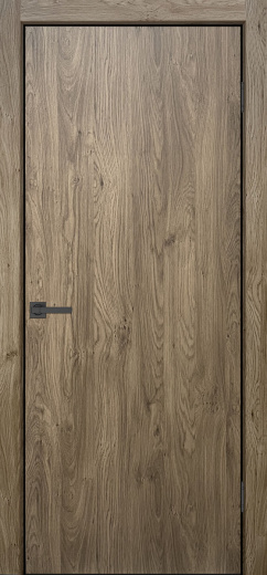 Дверь экошпон Эковуд 0 дуб темный