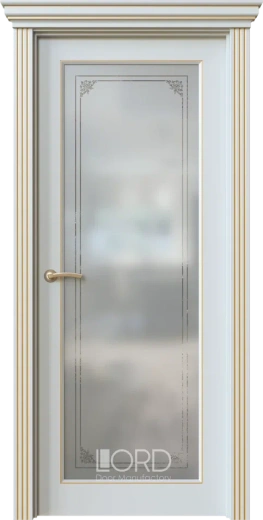 Дверь экошпон Dolce 4.4 ПО стекло с гравировкой