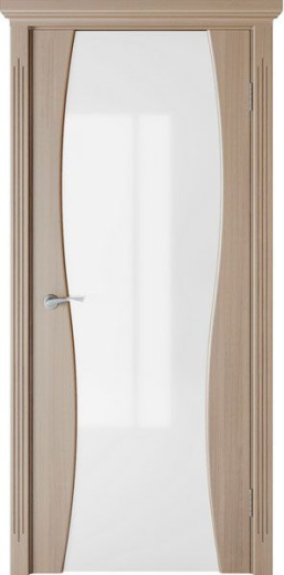 Дверь экошпон Сириус белый трпилекс