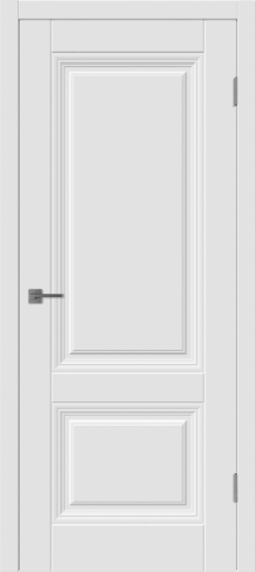 Дверь глухая Барселона 2 белая эмаль