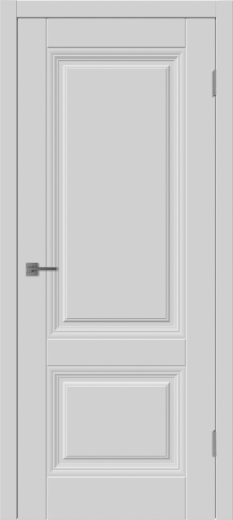 Дверь глухая Барселона 2 светло-серая эмаль