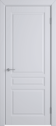 Дверь глухая Stockholm светло-серая эмаль