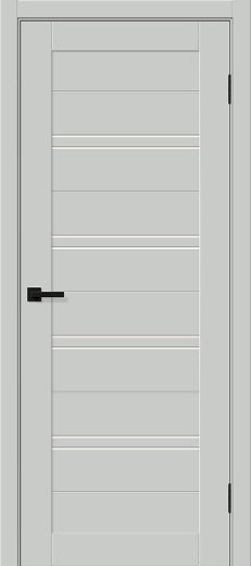 Дверь эмалит Браво-28 ПЭТ Grey Silk
