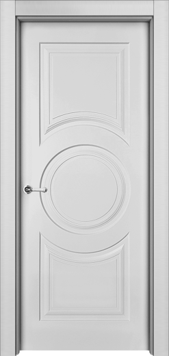 Дверь глухая Метро ПГ белая эмаль