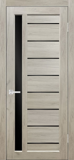 Дверь экошпон Евро 45 дуб крафт белый