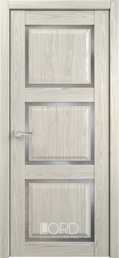 Дверь экошпон Molle 3 стекло сатинат графит