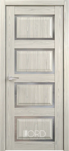 Дверь экошпон Molle 4 стекло сатинат графит