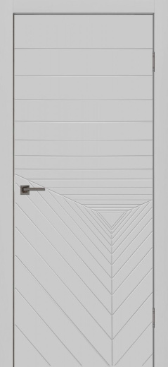 Дверь глухая Графика 12 смоки грей