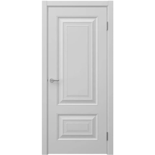 Дверь глухая Сван 6 светло-серая эмаль
