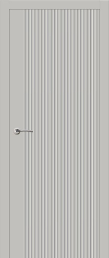 Дверь глухая Ultra серая эмаль