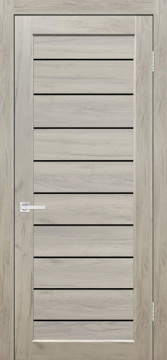 Дверь экошпон Евро 26 дуб крафт белый