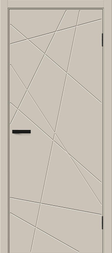 Дверь эмалит Граффити-5.Д.П ПЭТ Cream Silk