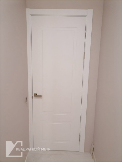 Дверь экошпон Твин 50 ПО с матовым стеклом