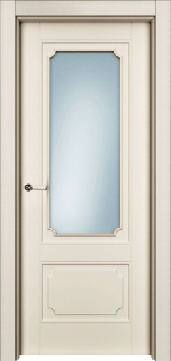 Дверь со стеклом Риан-2 ПО RAL 9001